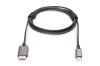 Digitus USB-C - HDMI kabelový adaptér, 1,8 m 4K/30 Hz, černý, kovový kryt Digitus USB-C - HDMI kabelový adaptér, 1,8 m 4K/30 Hz, černý, kovový kryt