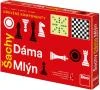 Dino DŘEVO Hra Šachy, Dáma, Mlýn 3v1 (společenská hra) Dino DŘEVO Hra Šachy, Dáma, Mlýn 3v1 (společenská hra)