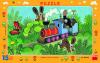 Dino PUZZLE 15 dílků Krtek (krteček) a lokomotiva