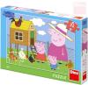 Dino Puzzle 24 dílků Peppa Pig Slepičky 26x18cm skládačka v krabici Dino Puzzle 24 dílků Peppa Pig Slepičky 26x18cm skládačka v krabici