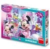 Dino Puzzle 3x55 dílků Disney Minnie a Daisy 18x18cm skládačka 3v1 v krabici Dino Puzzle 3x55 dílků Disney Minnie a Daisy 18x18cm skládačka 3v1 v krabici