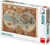 Dino Puzzle 500 dílků Mapa světa z roku 1626 47x33cm skládačka