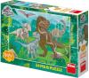 Dino Puzzle Jurský svět (Jurassic World) 66x47cm baby skládačka maxi 24 dílků