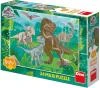 Dino Puzzle Jurský svět (Jurassic World) 66x47cm baby skládačka maxi 24 dílků Dino Puzzle Jurský svět (Jurassic World) 66x47cm baby skládačka maxi 24 dílků
