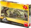 Dino Puzzle panoramatické 150 dílků Jurský Svět 66x23cm skládačka