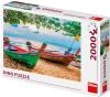 Dino Puzzle Rybářské loďky 97x69cm foto skládačka 2000 dílků