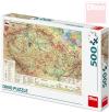 Dino Puzzle skládačka Mapa české republiky ČR 500 dílků 47x33cm