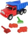 Dino Tatra T148 klasické nákladní auto 30cm modročervená + pískový set 5ks Dino Tatra T148 klasické nákladní auto 30cm modročervená + pískový set 5ks