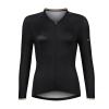 Force GOLD LADY černý dámský cyklodres - dlouhý rukáv