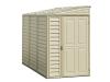 DURAMAX 06625 SideMate Zahradní domek 122 x 187,5 x 242 cm, vinylový, béžový