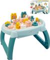Ecoiffier Abrick baby stoleček herní set s kostičkami stavebnice 22 dílků
