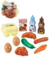 Ecoiffier Baby snídaně v síťce makety potravin set 11ks plast Ecoiffier Baby snídaně v síťce makety potravin set 11ks plast