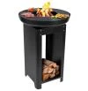 Edco Přenosné zahradní ohniště s grilem a stojanem TEPPANYAKI Edco Přenosné zahradní ohniště s grilem a stojanem TEPPANYAKI