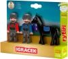 Efko IGRÁČEK TRIO Rytíři set 2 figurky kloubové s koněm