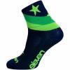 Eleven Howa Star Blue modré/zelené cyklistické ponožky POUZE XL (UK 46-48) (VÝPRODEJ)