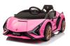 ELJET Dětské elektrické auto Lamborghini Sian růžový/pink ELJET Dětské elektrické auto Lamborghini Sian růžový/pink