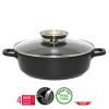 ELO 19628 Alucast Pekáč se skleněnou poklicí a aroma úchytem Ø 28 cm ELO 19628 Alucast Pekáč se skleněnou poklicí a aroma úchytem Ø 28 cm