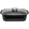 ELO Duo Vital černý pekáč se skleněnou poklicí a aroma úchytem 40x26 cm ELO Duo Vital černý pekáč se skleněnou poklicí a aroma úchytem 40x26 cm