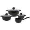 ELO BASIC 62440 Black Cast Sada hrnců 4 ks, hliníkové