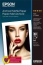 Epson Paper A4 - 192g/m2 - 50sheets - archive matte Epson Paper A4 - 192g/m2 - 50sheets - archive matte