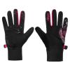 Etape Puzzle dětské rukavice černá-růžová Etape Puzzle dětské rukavice černá-růžová