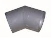 Eurometal Koleno kouřové 125mm/45st.t.1,5mm ČER