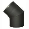 Eurometal Koleno kouřové 150mm/45st.t.1,5mm ČER