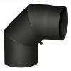 Eurometal Koleno kouřové s otv.200mm/90st.t.1,5mm ČER