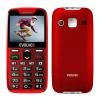 Evolveo EasyPhone XR, telefon pro seniory s nabíjecím stojánkem, 2,3[34] 320 x 240/1xSIM/0,3Mpx/microSDHC/1000 mAh/červená