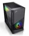 Evolveo M5, case mATX, 2x USB2.0 / 1x USB3.0 / 3x120mm LED / černý s průhlednou bočnicí Evolveo M5, case mATX, 2x USB2.0 / 1x USB3.0 / 3x120mm LED / černý s průhlednou bočnicí