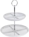 Excellent Etažér porcelánový 2 patra 24 cm Excellent Etažér porcelánový 2 patra 24 cm