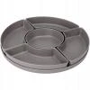 Excellent Houseware Misky servírovací s tácem sada 6 ks šedá Excellent Houseware Misky servírovací s tácem sada 6 ks šedá