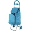 Excellent Houseware Nákupní taška na kolečkách 40 l světle modrá