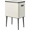 Excellent Houseware Odpadkový koš s dotykovým otevíráním 35 l matná krémová