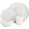 Excellent Houseware Porcelánová jídelní sada talířů 16 ks bílá Excellent Houseware Porcelánová jídelní sada talířů 16 ks bílá