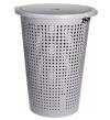 Excellent Koš na prádlo s víkem 35 l 40 x 52 cm šedý