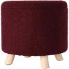 Excellent Taburet s úložným prostorem TEDDY 40 x 37 cm červená burgundy