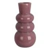 Excellent Houseware Váza 3 bubliny 25 cm fialová Excellent Houseware Váza 3 bubliny 25 cm fialová