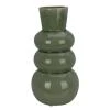 Excellent Houseware Váza 3 bubliny 25 cm zelená Excellent Houseware Váza 3 bubliny 25 cm zelená