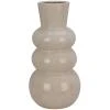 Excellent Houseware Váza 3 bubliny 30 cm šedobílá Excellent Houseware Váza 3 bubliny 30 cm šedobílá