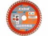 EXTOL-PREMIUM Kotouč diamantový řezný turbo, 180x22,2mm, suché i mokré řezání