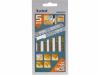 EXTOL-PREMIUM Plátky do přímočaré pily 5ks, 75x2,5mm, úchyt UNIVERSAL, HCS