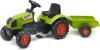 Falk Šlapací traktor 2040A Claas Arion s vlečkou