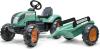Falk Šlapací traktor 1054AB - Farm Lander s vlečkou - zelený