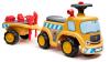Falk Traktor Baby JCB s volantem, klaksonem a přívěsem