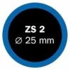 Ferdus záplaty ZS 2 pr.25mm balení 100ks