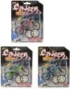 Fingerbike BMX kolo prstové + náhradní kola s doplňky různé barvy kov Fingerbike BMX kolo prstové + náhradní kola s doplňky různé barvy kov