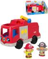 Fisher Price Baby Little People Hasičský vůz auto na baterie Světlo Zvuk