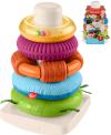 Fisher Price Baby skládačka rock-a-stack věžička pro miminko Fisher Price Baby skládačka rock-a-stack věžička pro miminko