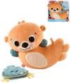Fisher Price Baby vydra plyšová senzorická set s knížkou pro miminko